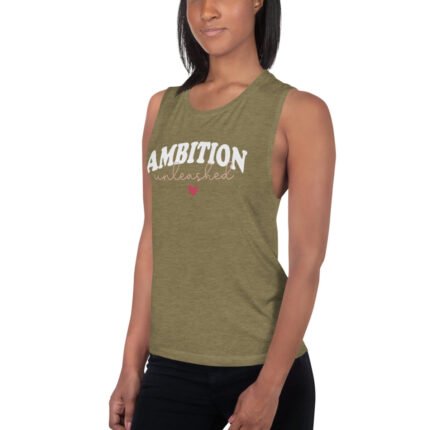 Ambition Unleashed muscle tank front view